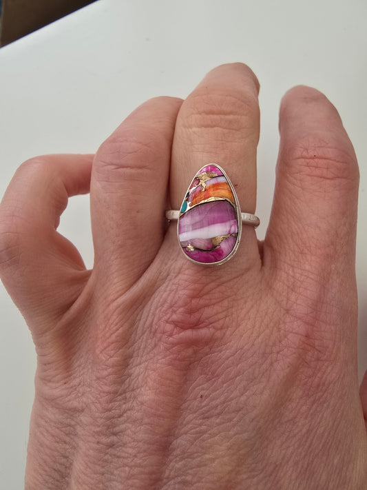 Kingman Dahlia composite ring