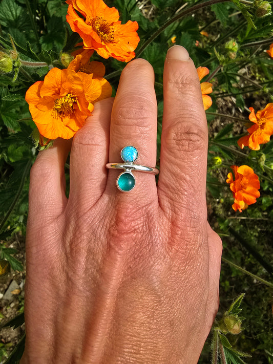 Seaglass Rockpool Ring
