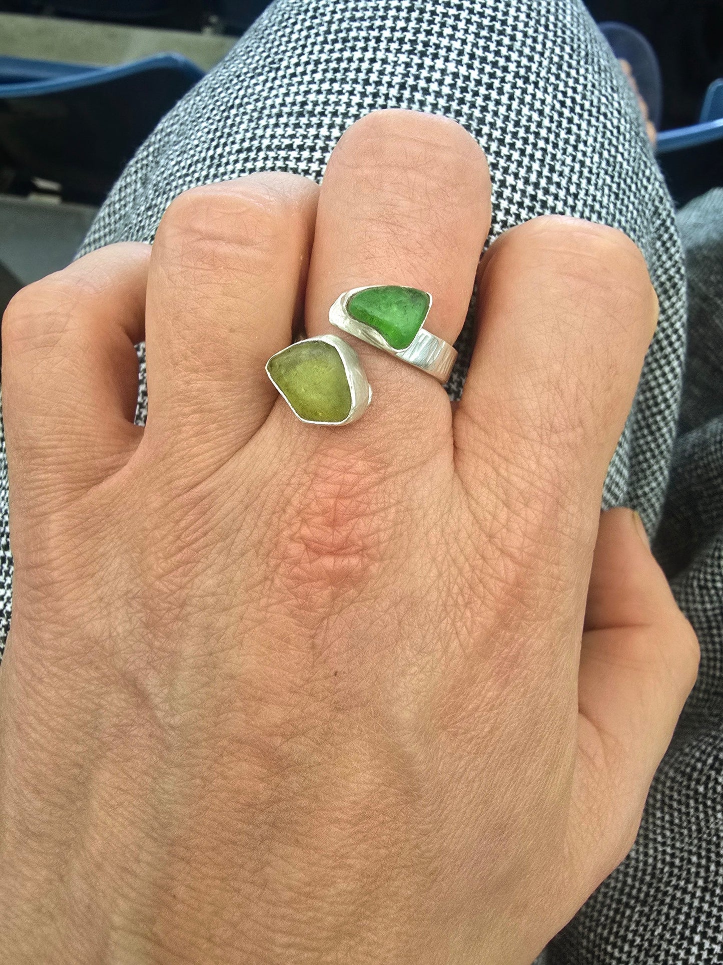 Zesty Seaglass Ring