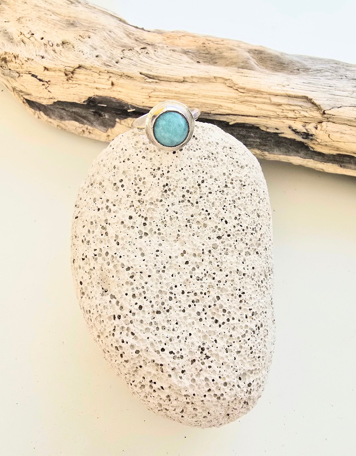 Turquoise sterling silver ring